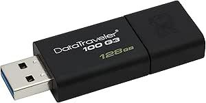 Kingston DataTraveler 100 G3 128GB USB 3.0 Flash Drive